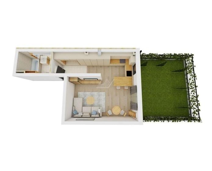 Gradina proprie 34 mp. Finisaje superioare. Loc de parcare. - 4