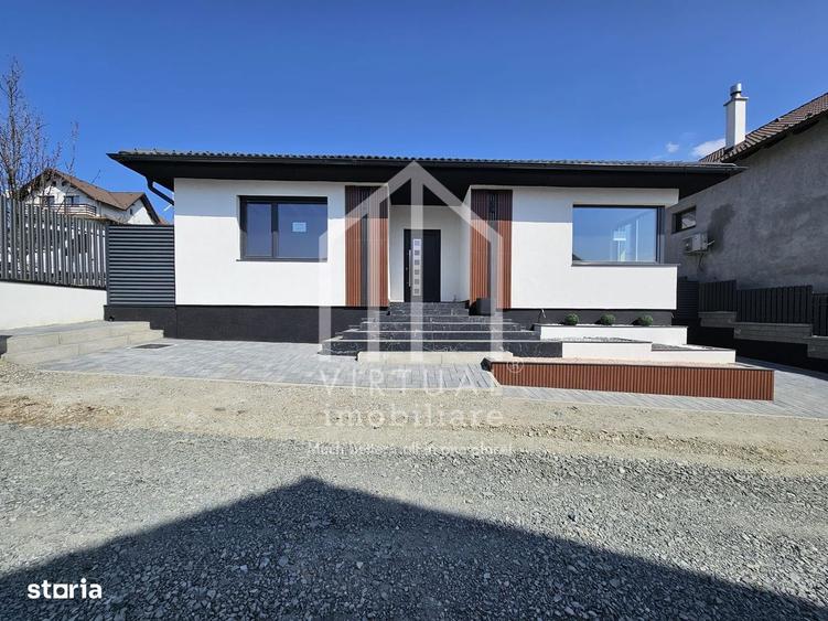 Casa individuala pe un singur nivel - 120 mp, teren 390 mp - 6