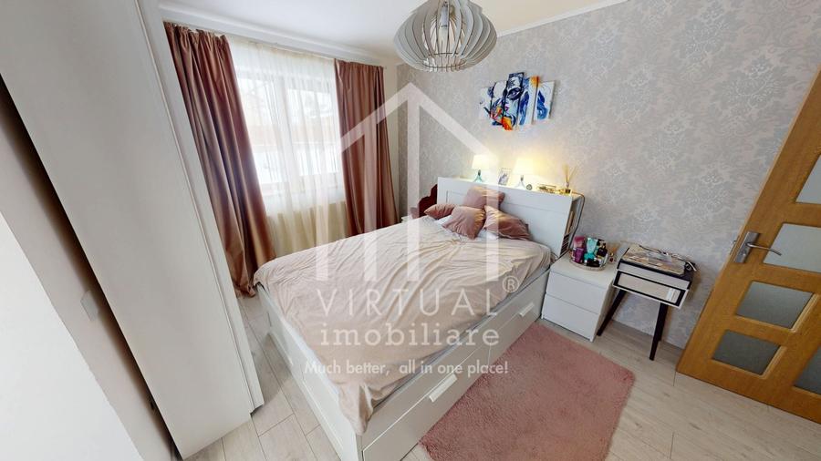 Apartament cu 3 camere, 57mp utili+balcon, mobilat, Tilisca - 9
