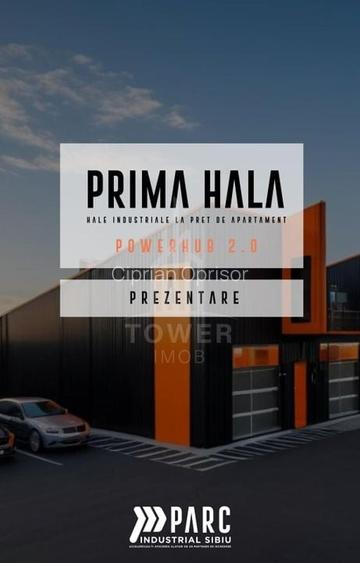 HALE INDUSTRIALE MODERNE ÎN PARCUL INDUSTRIAL SIBIU | 2200mp Teren 200mpu