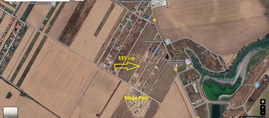 Teren 339mp, ocazie, Berceni/ Vidra - 1