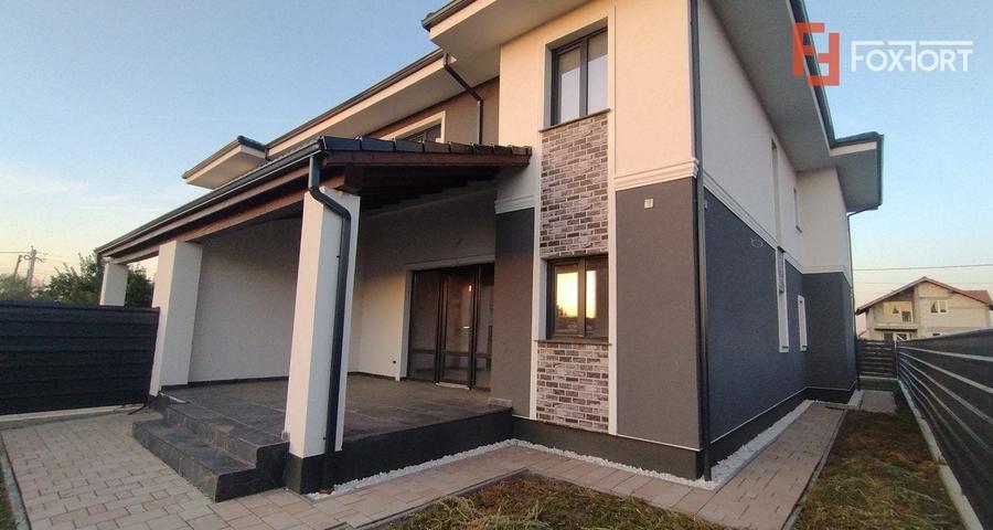 Duplex 5 camere, Becicherecu Mic - Garaj, terasa, Interior la Rosu - 26