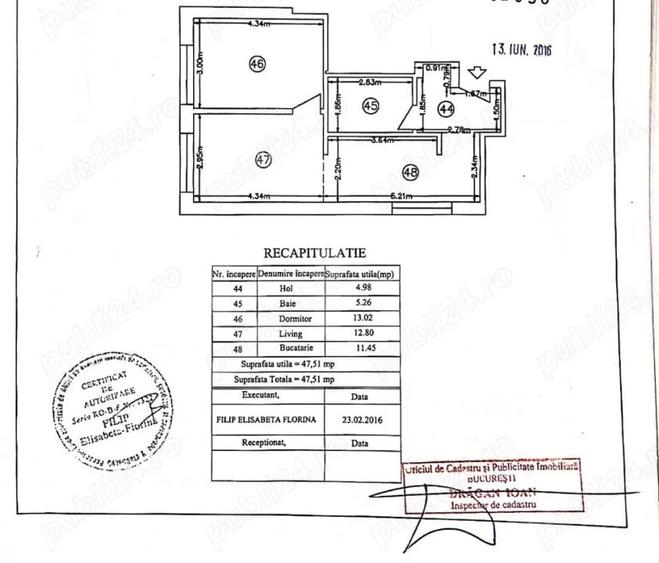 Apartament de 2 camere, 48 mp, zona Metalurgiei - 11