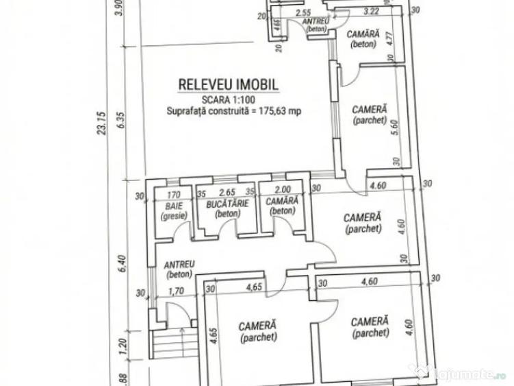 Casa 175 mp de renovat, teren 669 mp, toate utilita?ile, - 1