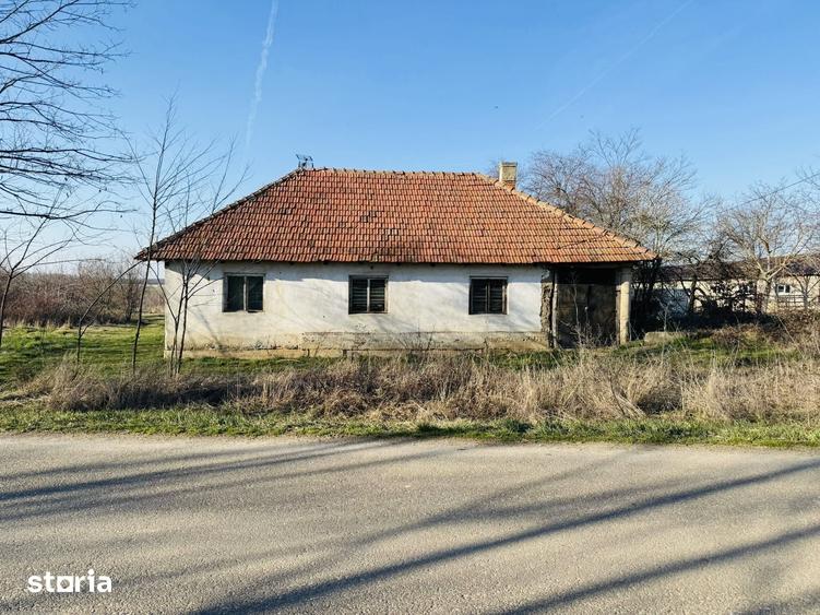 Casă cu 3 camere cu Teren 1000 Mp în Cetariu