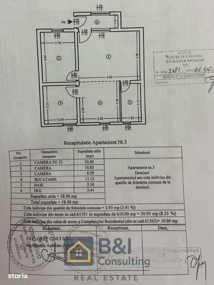 Apartament cu 3 camere semidecomandat în Bârnova
