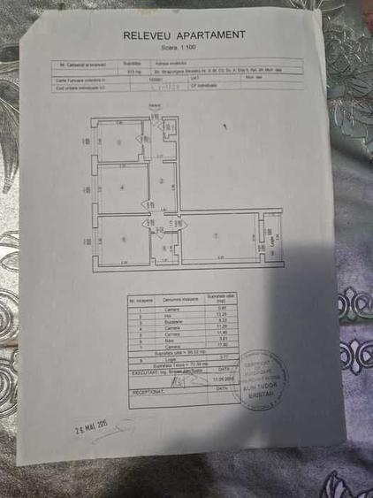 Apartament cu 3 camere decomandat în Gară