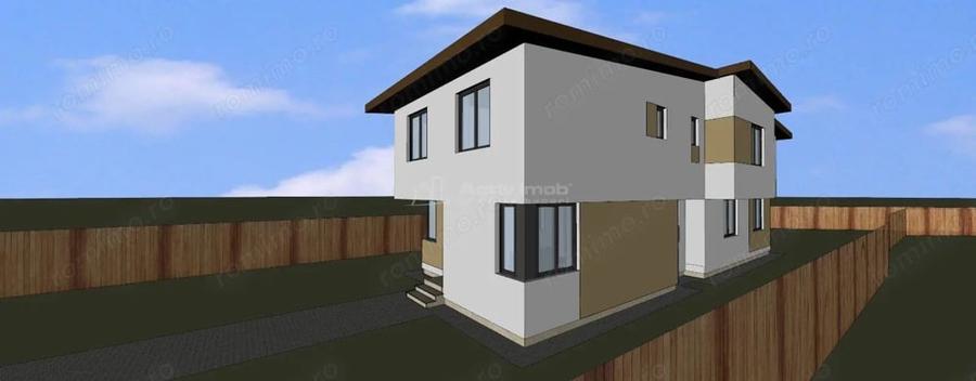 Casă cu 4 camere cu Teren 500 Mp în Stupini