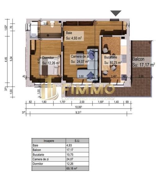 Apartament 69mp | Avans 30% + rate 3 ani | Burdujeni | ID:1101 Apartament 69mp | Avans 30% + rate 3 ani | Burdujeni | ID:1101