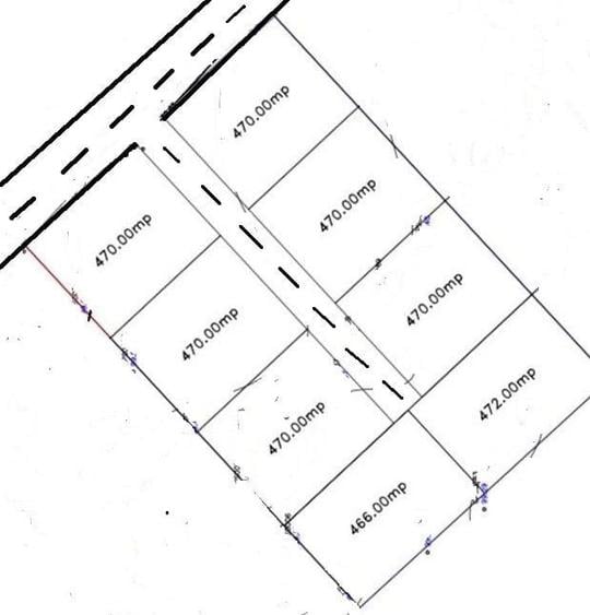 Ciolpani adiacent  DN1 parcele  teren 500 mp toate utilitati gard - 2