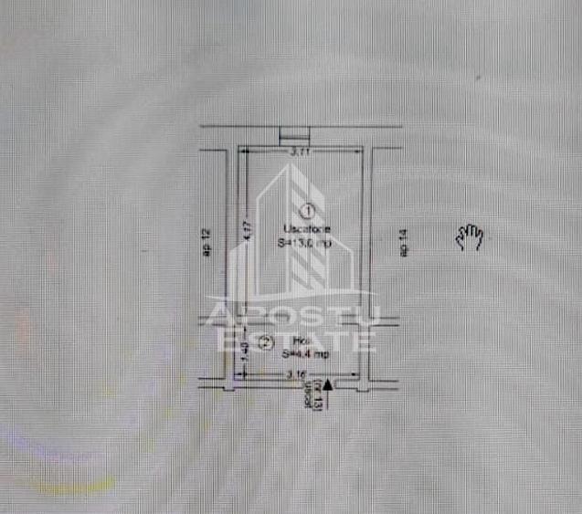 Garsoniera in bloc de apartamente, zona Lipovei - 10