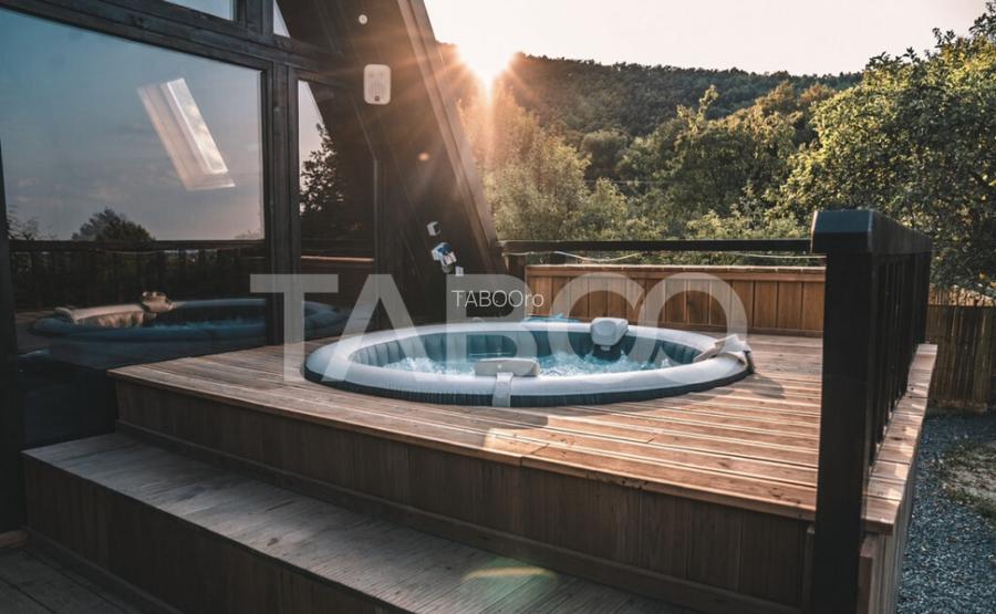 Casa de vacanta de vanzare 1000 mp teren in Tocile Sibiu