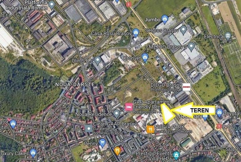 Teren pentru Blocuri/ Mall, 13500 mp, Noua Darste - 1