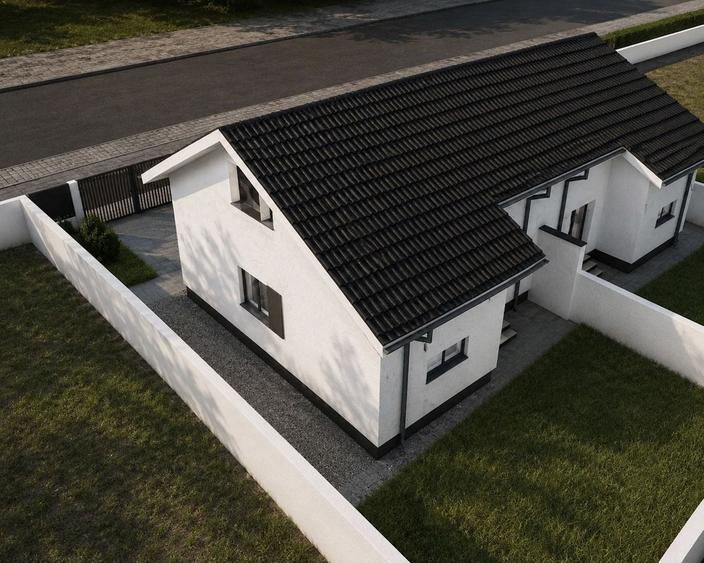 Duplex cu 3 camere cu Teren 259 Mp în Moșnița Nouă