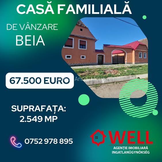Casă cu 4 camere în Beia Casă cu 4 camere în Beia