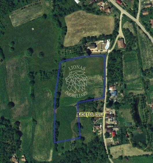 Teren intravilan 100 ari  front 80 ml utilități drum asfaltat Ghirolt Gherla - 7