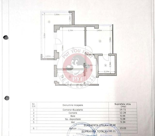Apartament cu 2 camere decomandat în Militari — fotografia 1