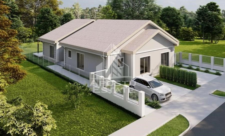 Duplex cu 3 camere si 2 bai, teren 391 mp, Mosnita noua - 1