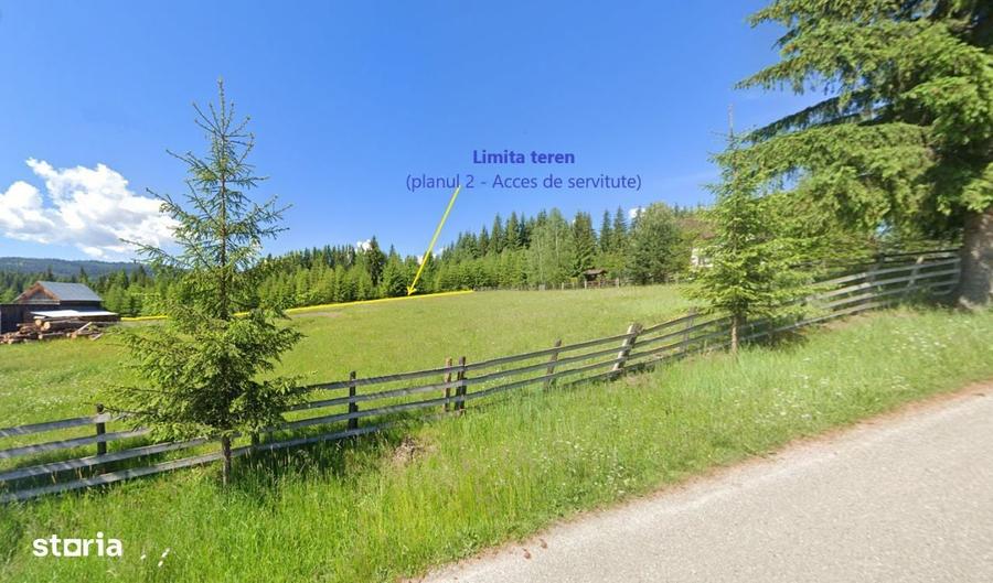 Vatra Dornei - Saru Dornei, Teren S = 6450 mp; 13 km de Vatra Dornei - 2