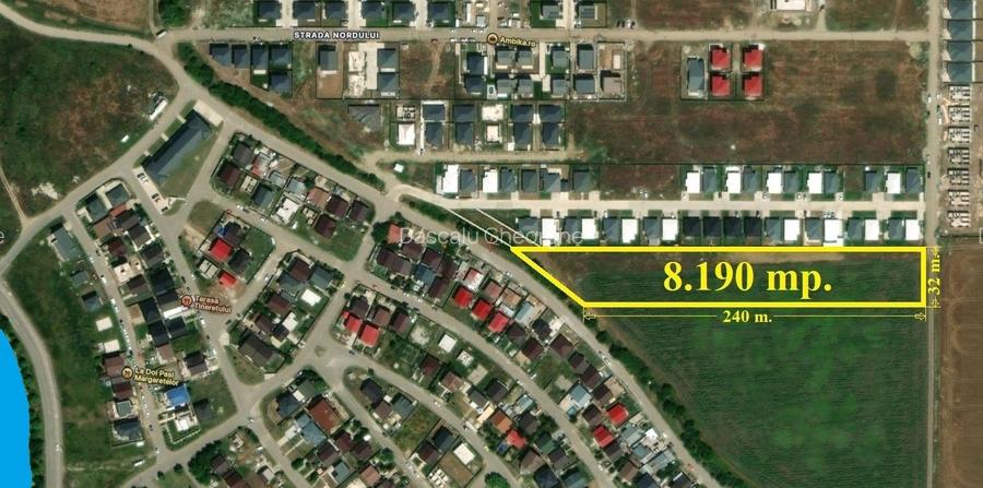 TUNARI, 8.190 mp. cu pozitie exceptionala, ideal investitie