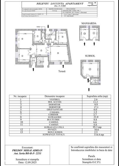 COTROCENI -3 CAMERE IN VILA INTERBELICA, 100m de PALATUL COTROCENI - 5