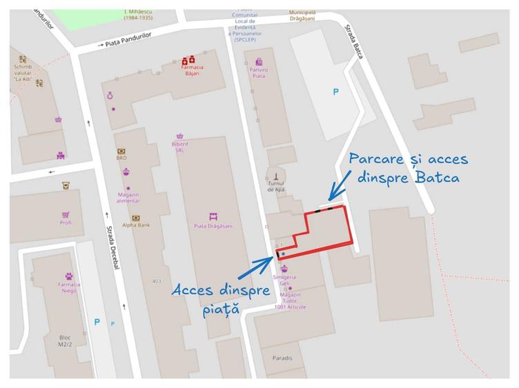 Spatii comerciale de inchiriat Zona Pietei Municipiului Dragasani - 1