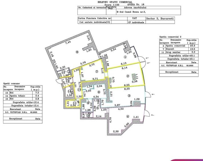 Spatiu comercial 44mp Dristor McDonald's Metrou Stradal Camil Ressu - 3
