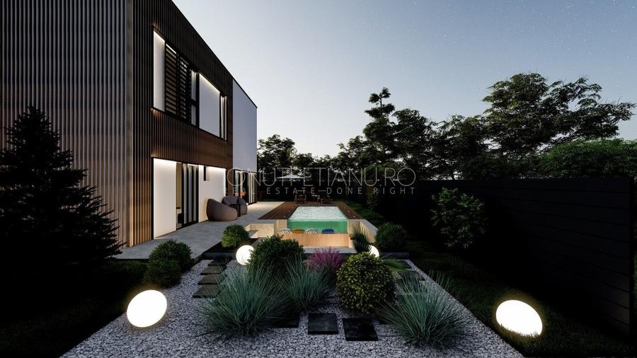 Vila moderna posibilitate personalizare – piscina exterioara si garaj dublu! - 13