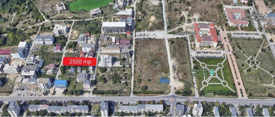 Teren intravilan 2500mp str Smaraldului - Campus Universitate Ovidius - 2