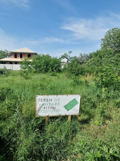 Mogosoaia-Str Ariei teren intravilan  construibil 411mp cu deschidere 14.11ml - 9