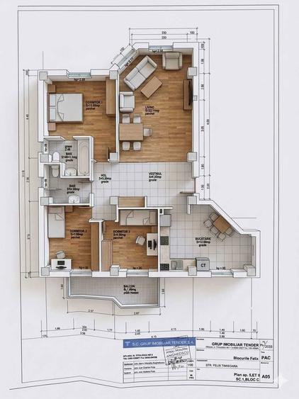 4 Camere | Timisoara | Aradului Vest | 20042005 | Decomandat | - 6