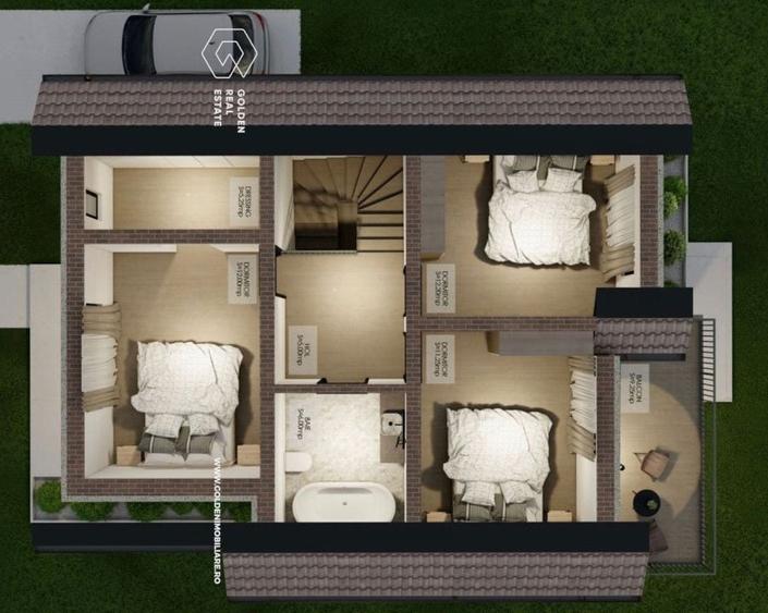 Casa/Vila HERA P+E, teren 400-700 mp, Cartierul Athena, comision 0% - 6