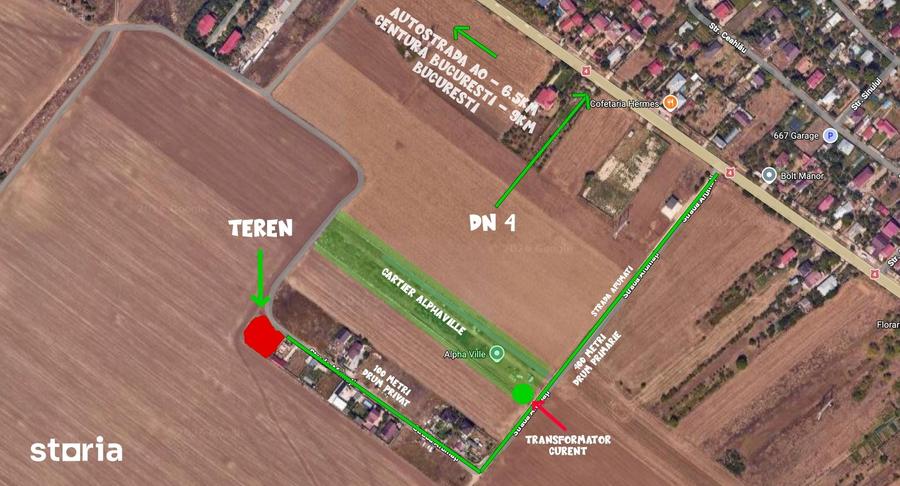 Teren de 985 mp, în Frumușani