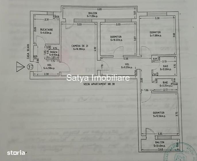 Apartament cu 4 camere decomandat în Tomis Nord