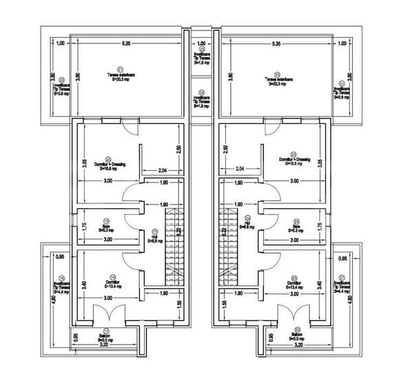 Duplex despartit prin camera tehnica | carport | toate utilitatile | - 8