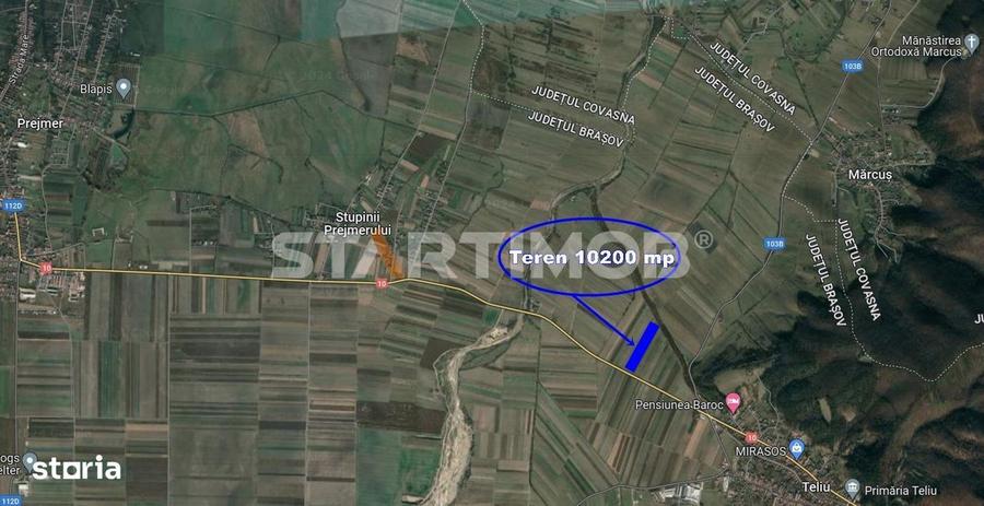 Teren cu front la DN 10 Teliu - 2