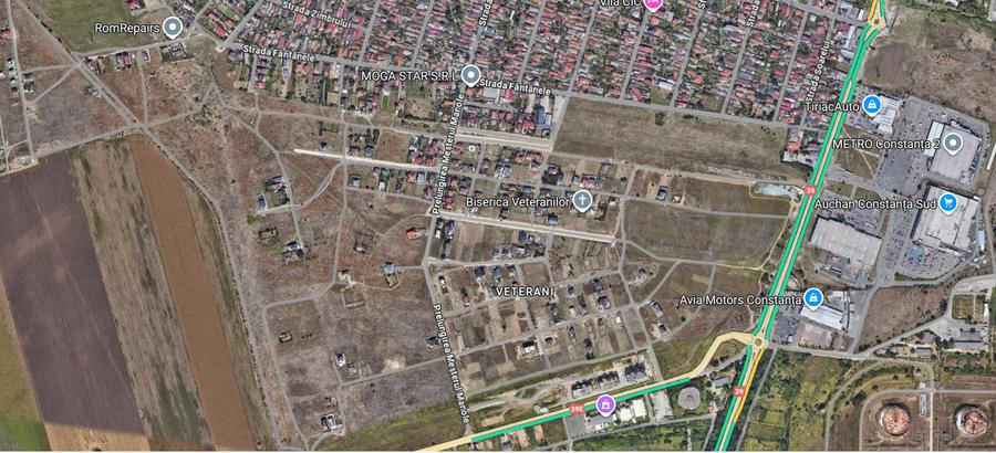 Teren zona Veterani 250mp pe colt - 1