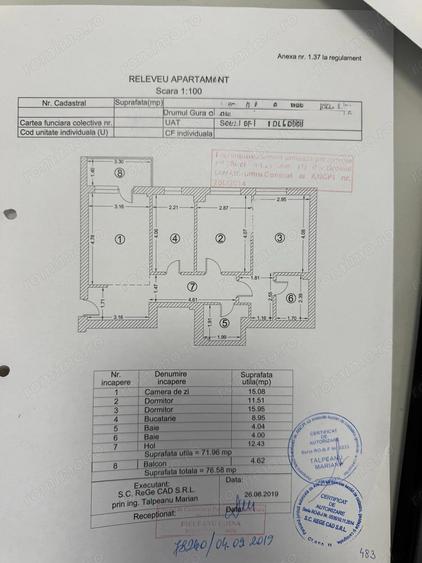 Sector 3 Titan Pallady 3 camere etaj 3 decomandat bucatarie inchisa - 10
