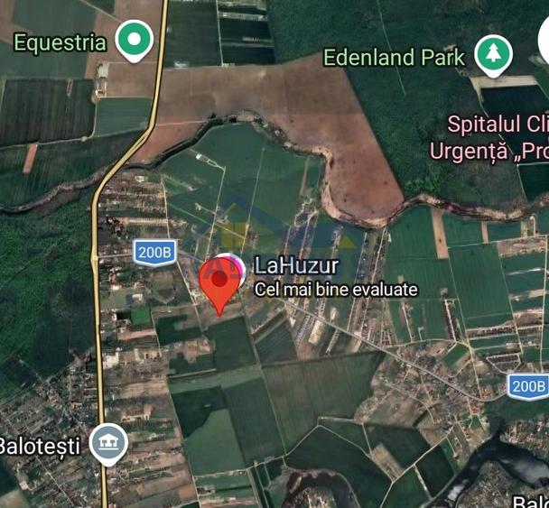 Teren intravilan–Balotești | 2.176 mp | Utilitati Disponibile I 64€/MP - 4