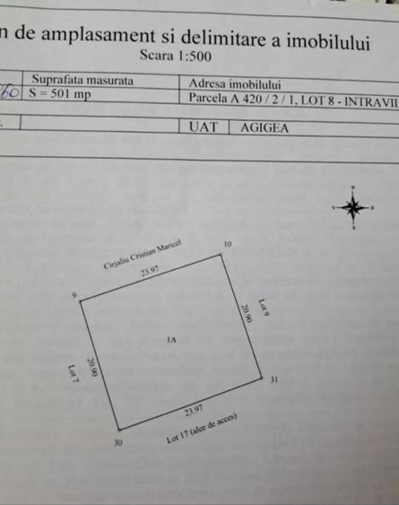 Vand teren intravilan Agigea - 1