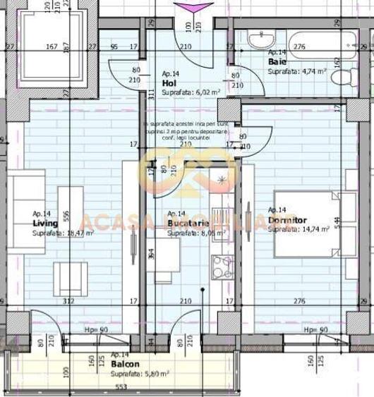 NOU PLATOU GALATA IDEAL INVESTITIE AP. 2 CAMERE DEC 57MP - 9