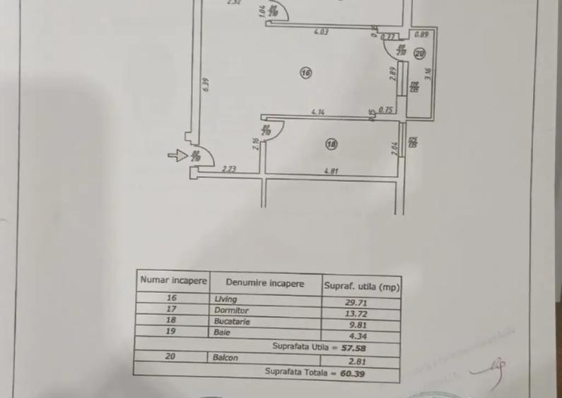 Apartament cu 2 camere | Mobilat complet | Loc de parcare - 10