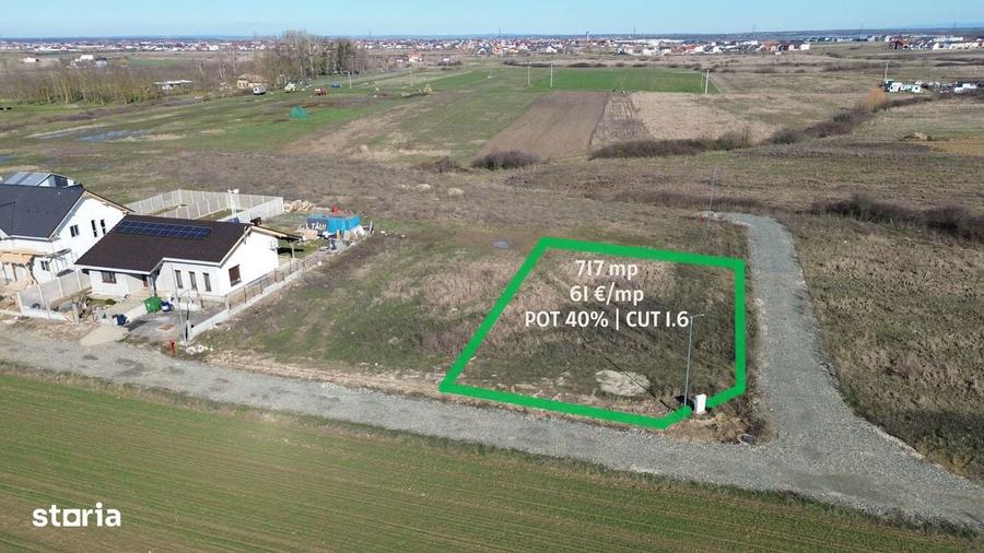 Mo?ni?a Noua: teren SAD 717 mp pe col? | P+2E+M | 61 /mp - 3