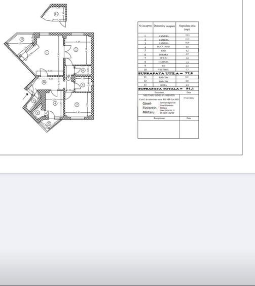 Apartament 3 camere Palatul Parlamentului Catedrala - 5