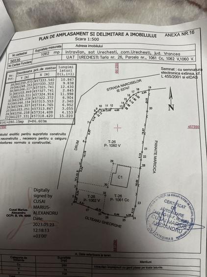 Vand casa batraneasca Urechesti, Vrancea. - 2