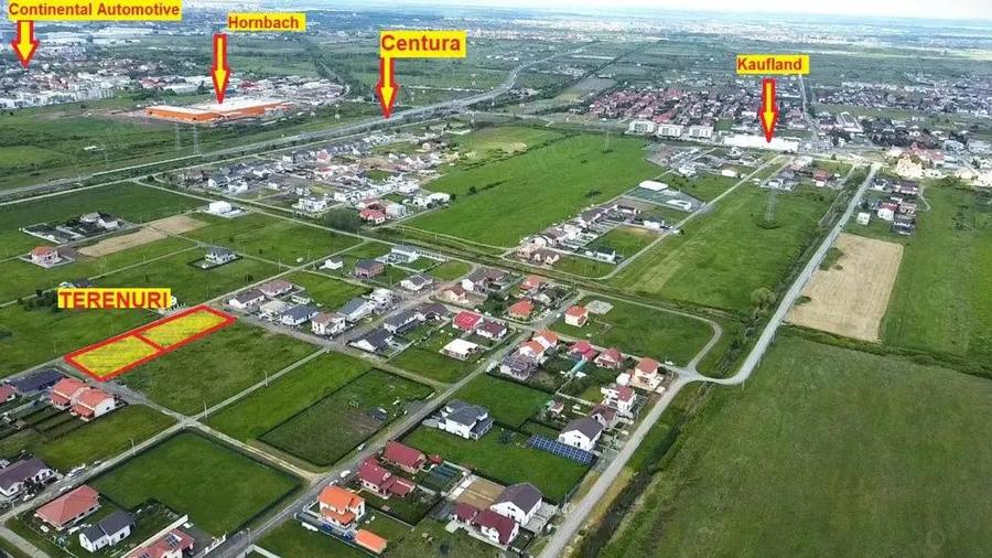 Teren comercial Mosnita, in spate la Kaufland - 1057 servicii, 1014 zona verde - 1