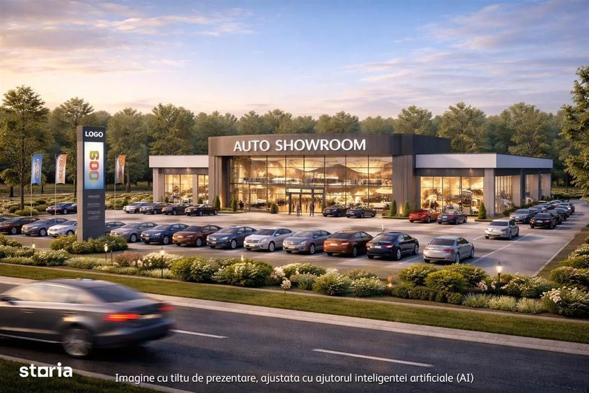 Teren comercial Snagov 14.409 mp ideal showroom auto sala eveniment - 2