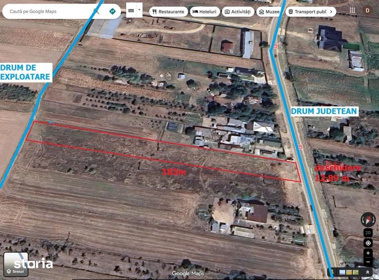 Teren de 2442 mp, în Central