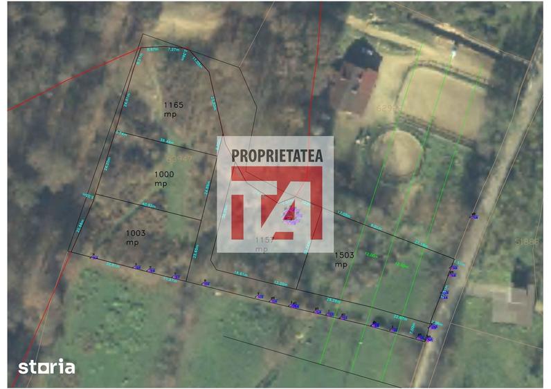 Teren de 1000 mp, în Tăuții-Măgherăuș