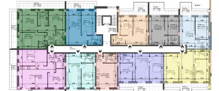 Apartament 2 camere, 40 mp, zona Central - 5